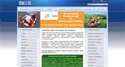 Desktop Screenshot of macline.hu